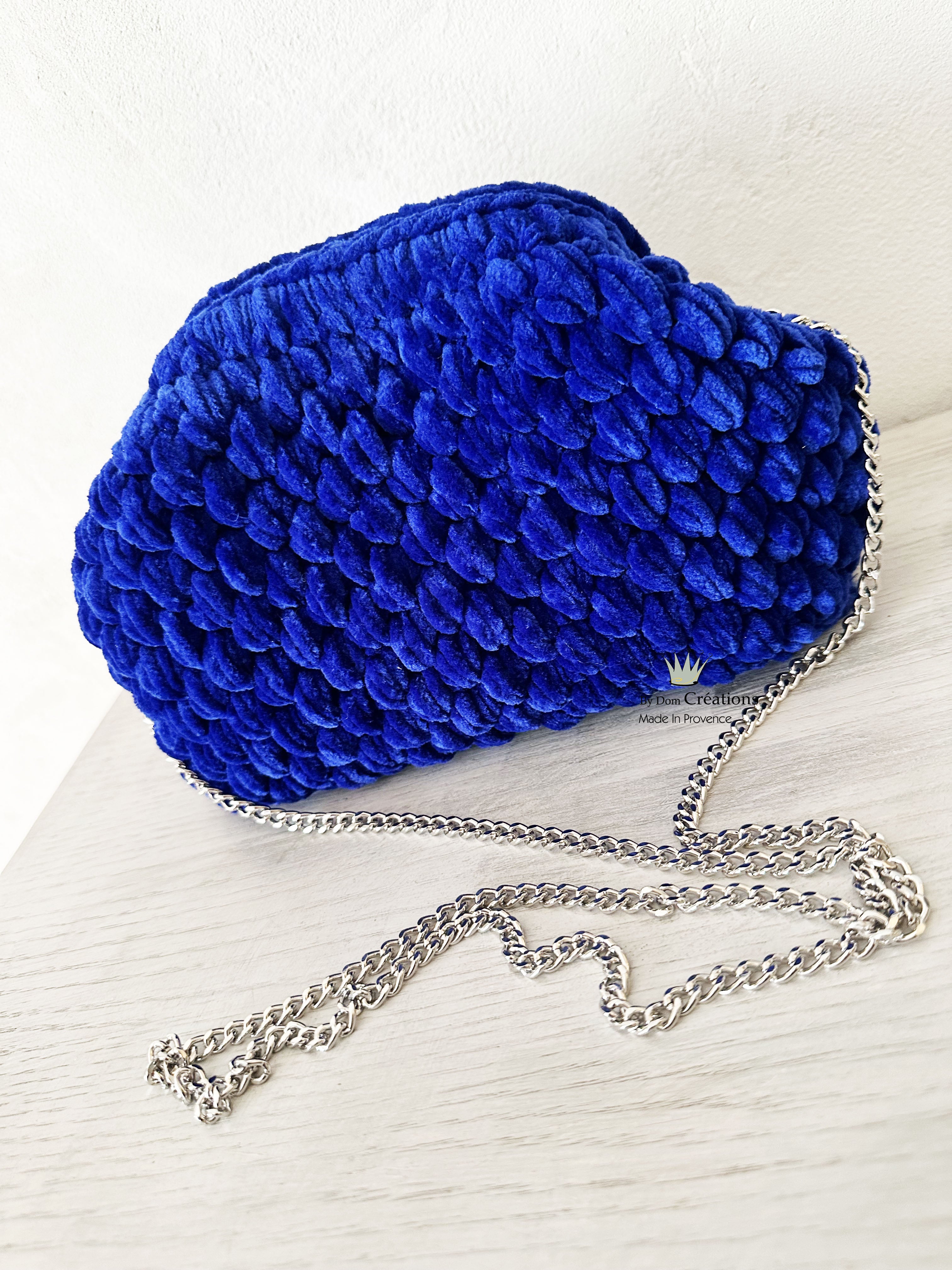 Sac pochette de soiree sac pochette realisee au crochet. sac pochette pour femme